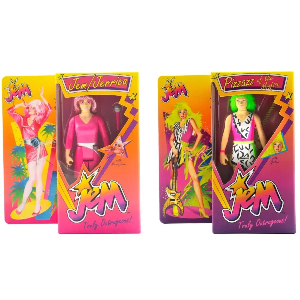 Super7 Jem And The Holograms^Jem And The Holograms Retro Box 2 Pack