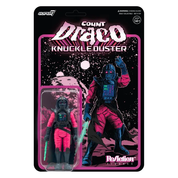Super7 Killer Bootlegs^Killer Bootlegs Reaction Figure - Draco Knuckleduster V2 (Og Pink And Dark Blue)