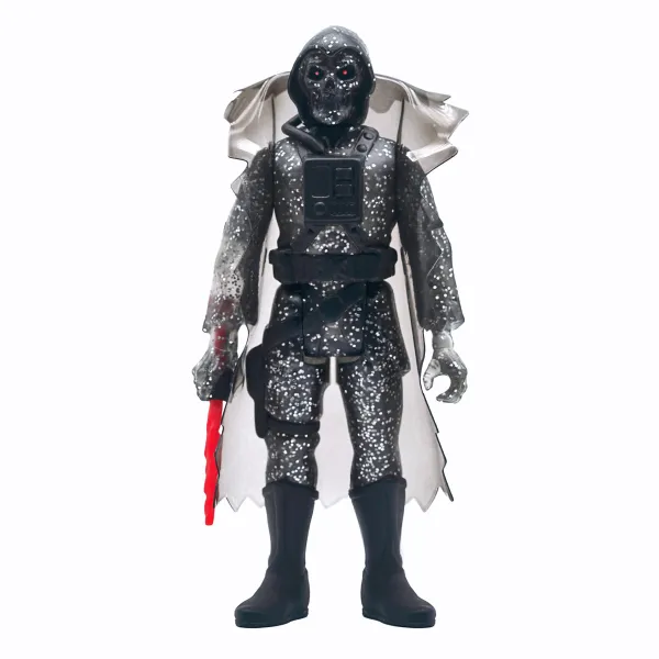 Super7 Killer Bootlegs^Killer Bootlegs Reaction Figure - Phantom Starkiller (Transparent Grey Silver Glitter Spectre)