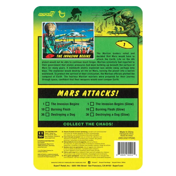 Super7 Mars Attacks^Mars Attacks Reaction Wave 2 - The Invasion Begins (Glow)