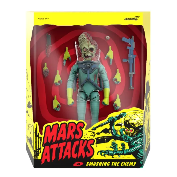 Super7 Mars Attacks^Mars Attacks Ultimates! Wave 01 - Martian (Smashing The Enemy)