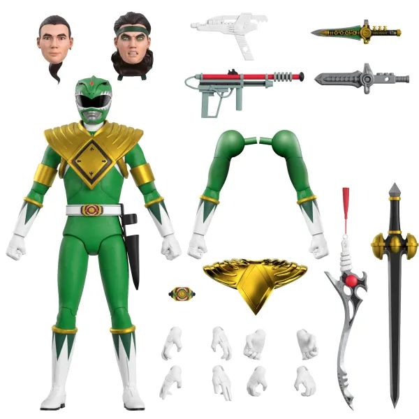 Super7 Mighty Morphin Power Rangers^Mighty Morphin Power Rangers Ultimates! Wave 1 - Green Ranger