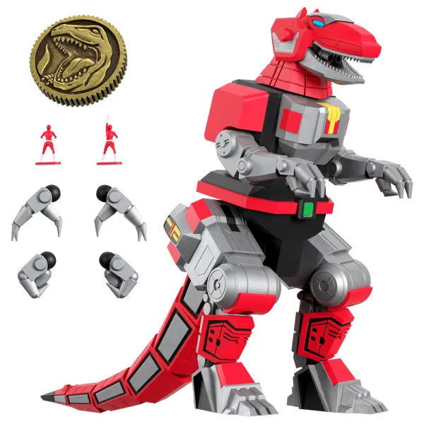Super7 Mighty Morphin Power Rangers^Mighty Morphin Power Rangers Ultimates! Wave 1 - Tyrannosaurus Dinozord