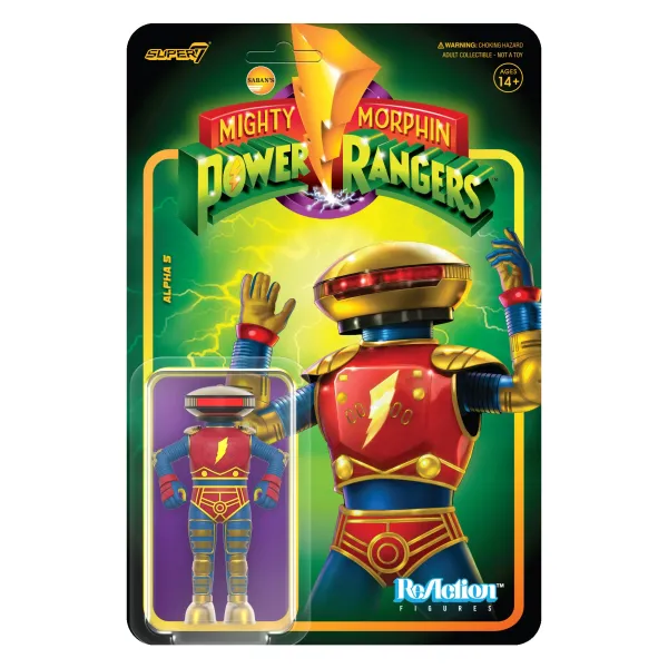 Super7 Mighty Morphin Power Rangers^Mighty Morphin Power Rangers Reaction Figure Wave 4 - Alpha 5