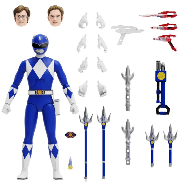 Super7 Mighty Morphin Power Rangers^Mighty Morphin Power Rangers Ultimates! Wave 3 - Blue Ranger