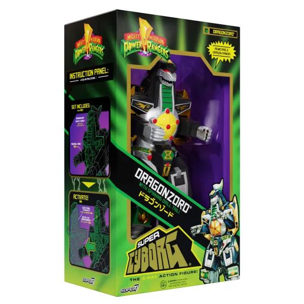 Super7 Mighty Morphin Power Rangers^Mighty Morphin Power Rangers Super Cyborg - Dragonzord (Full Color)