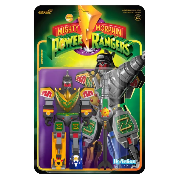 Super7 Mighty Morphin Power Rangers^Mighty Morphin Power Rangers Reaction Figure Wave 3 - Dragonzord (Battle Mode)