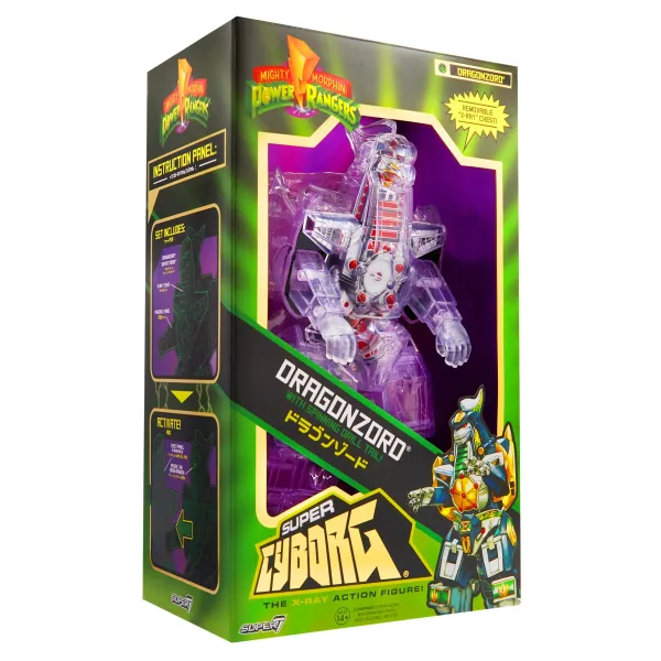 Super7 Mighty Morphin Power Rangers^Mighty Morphin Power Rangers Super Cyborg - Dragonzord (Clear)