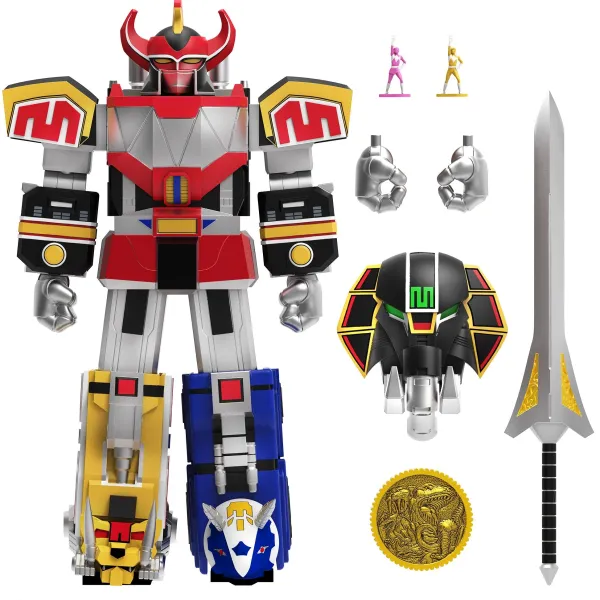 Super7 Mighty Morphin Power Rangers^Mighty Morphin Power Rangers Ultimates! Wave 3 - Dino Megazord