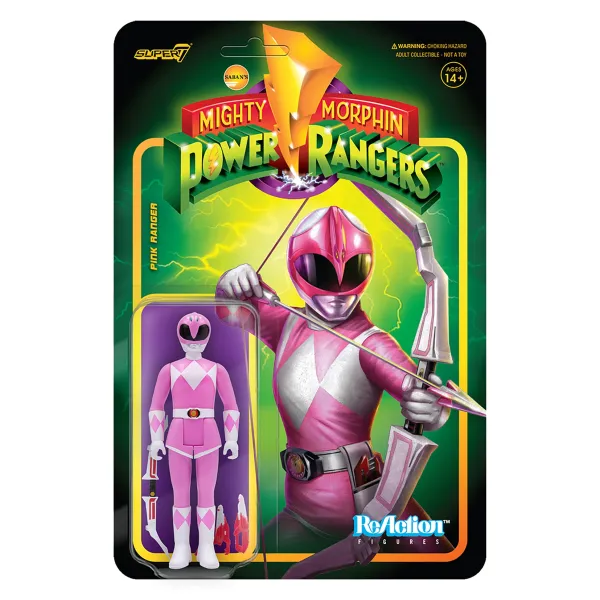 Super7 Mighty Morphin Power Rangers^Mighty Morphin Power Rangers Reaction Figure Wave 2 - Pink Ranger
