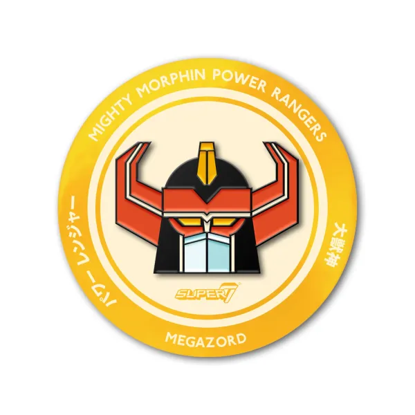 Super7 Mighty Morphin Power Rangers^Mighty Morphin Power Rangers Enamel Pin - Megazord