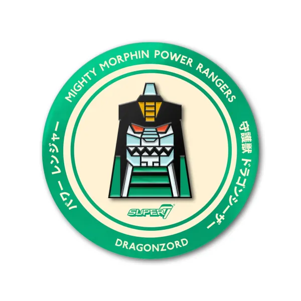 Super7 Mighty Morphin Power Rangers^Mighty Morphin Power Rangers Enamel Pin - Dragonzord