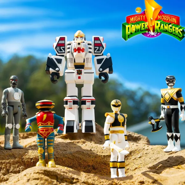 Super7 Mighty Morphin Power Rangers^Mighty Morphin Power Rangers Reaction Figures Wave 4 - Set Of 5