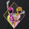 Super7 Mighty Morphin Power Rangers^Mighty Morphin Power Rangers T-Shirt - Pink And Yellow Power Rangers