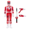 Super7 Mighty Morphin Power Rangers^Mighty Morphin' Power Rangers Reaction Figure - Red Ranger (Battle Damaged)