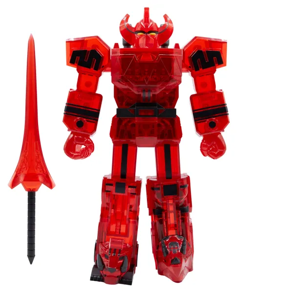 Super7 Mighty Morphin Power Rangers^Mighty Morphin Power Rangers Super Cyborg - Megazord (Red Clear)