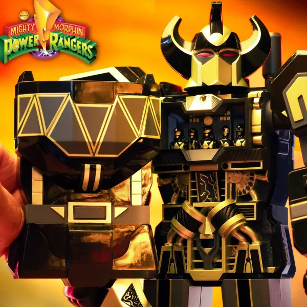 Super7 Mighty Morphin Power Rangers^Mighty Morphin Power Rangers Super Cyborg - Megazord (Black / Gold)