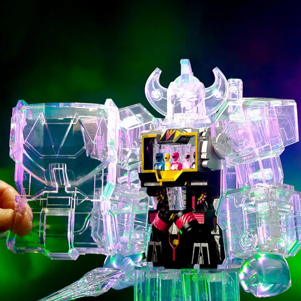 Super7 Mighty Morphin Power Rangers^Mighty Morphin Power Rangers Super Cyborg - Megazord (Clear)