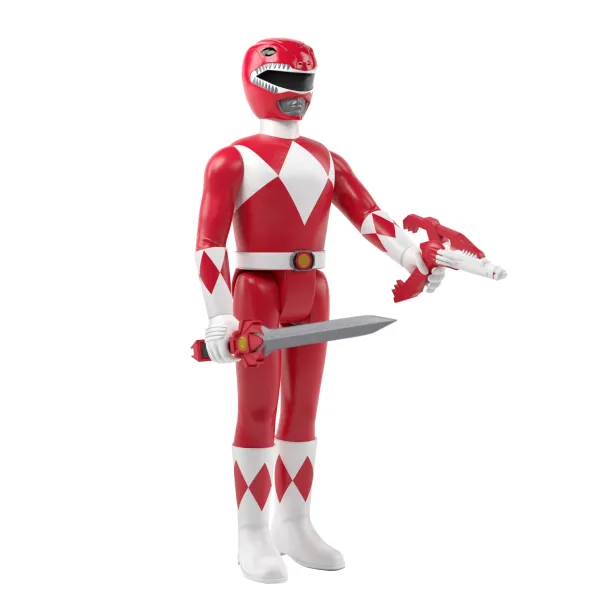 Super7 Mighty Morphin Power Rangers^Mighty Morphin Power Rangers Reaction Figure Wave 1 - Red Ranger