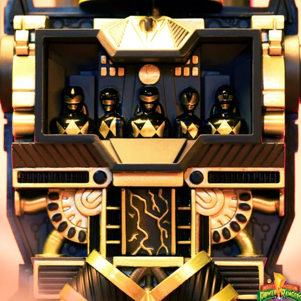 Super7 Mighty Morphin Power Rangers^Mighty Morphin Power Rangers Super Cyborg - Megazord (Black / Gold)
