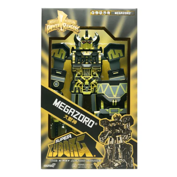 Super7 Mighty Morphin Power Rangers^Mighty Morphin Power Rangers Super Cyborg - Megazord (Black / Gold)