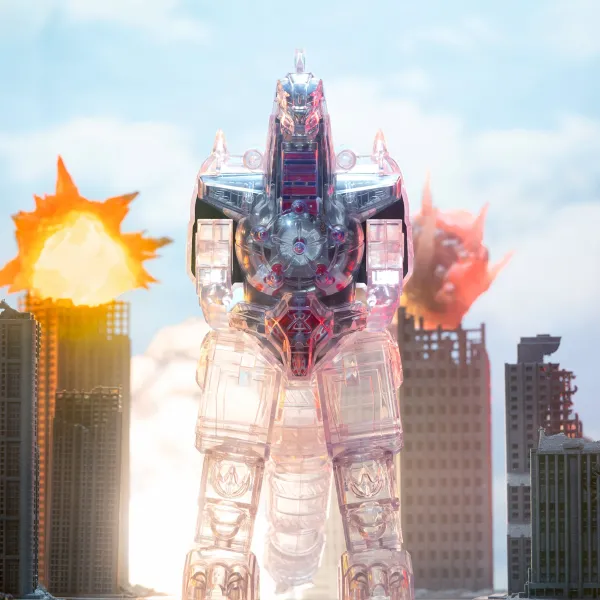 Super7 Mighty Morphin Power Rangers^Mighty Morphin Power Rangers Super Cyborg - Dragonzord (Clear)