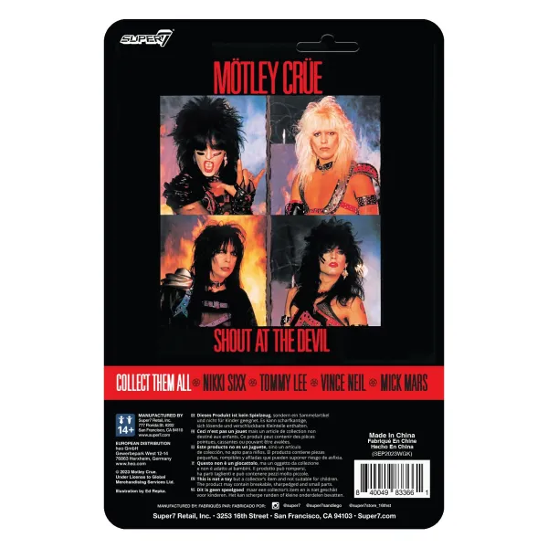 Super7 Motley Crue^Motley Crue Reaction Figures Wave 01 - Mick Mars (Shout At The Devil)