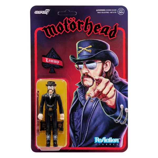 Super7 Motorhead^Motorhead Reaction Figures - Lemmy