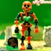 Super7 Mr. Bones^Mr. Bones Reaction - Mr. Bones (Orange/Black) [Coffin Box]