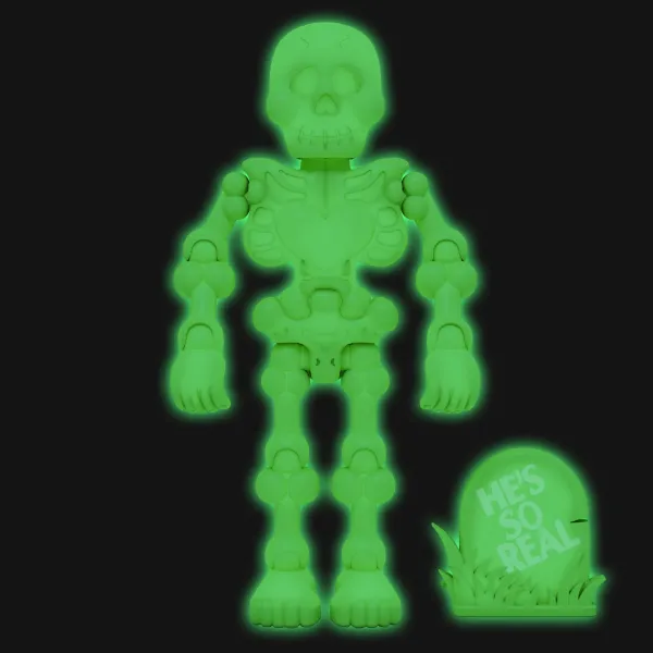 Super7 Mr. Bones^Mr. Bones Reaction - Mr. Bones (Glow)