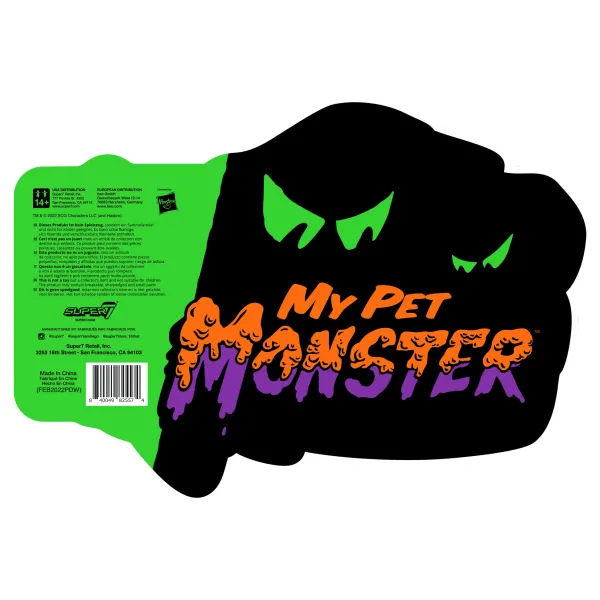 Super7 My Pet Monster^My Pet Monster Reaction - My Pet Monster (Orange/Black) [Boodega '22]