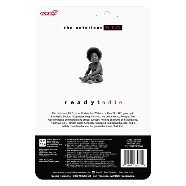 Super7 Notorious B.I.G.^Notorious B.I.G. Reaction Figure - The Original