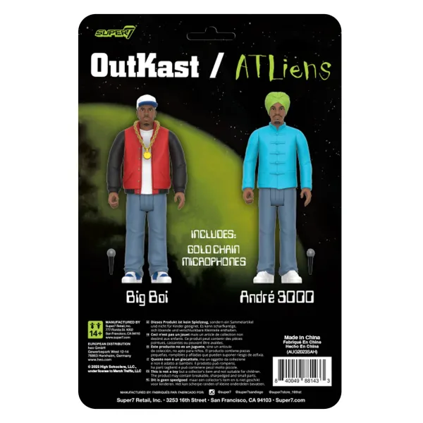 Super7 Outkast^Outkast Reaction Figures Wave 01 - Outkast(Atliens)