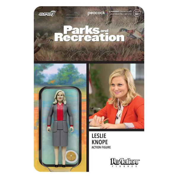 Super7 Parks And Recreation^Parks And Recreation Reaction Wave 1 - Leslie Knope