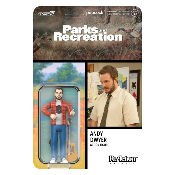 Super7 Parks And Recreation^Parks And Recreation Reaction Figures Wave 2 - Andy Dwyer (Mouse Rat)