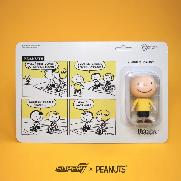 Super7 Peanuts^Peanuts Reaction Figure - Good Old Charlie Brown
