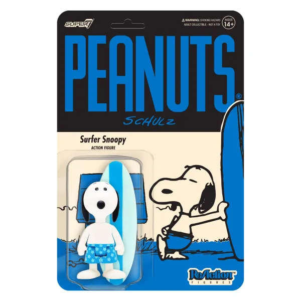 Super7 Peanuts^Peanuts Reaction Figure Wave 5 - Surfer Snoopy