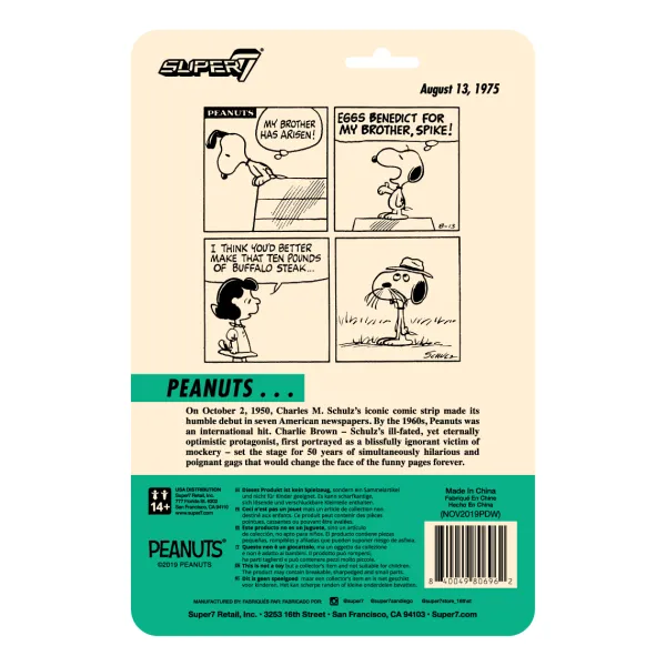 Super7 Peanuts^Peanuts Reaction Wave 2 - Spike