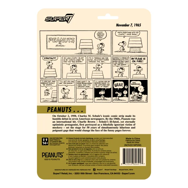 Super7 Peanuts^Peanuts Reaction Wave 2 - Snoopy Flying Ace