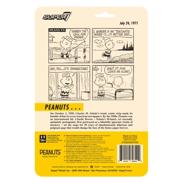 Super7 Peanuts^Peanuts Reaction Wave 3- Camp Charlie Brown