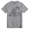 Super7 Peanuts^Peanuts Snoopy On The Moon - Athletic Heather T-Shirt
