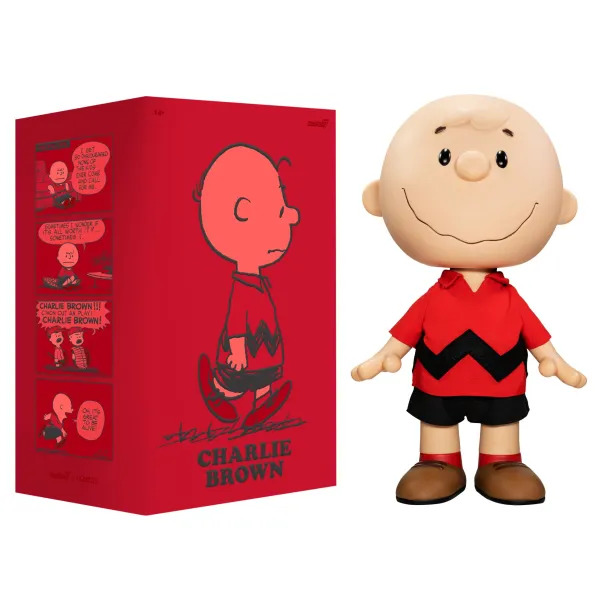 Super7 Peanuts^Peanuts Supersize - Charlie Brown (Red Shirt)