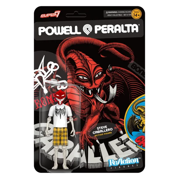 Super7 Powell-Peralta^Powell-Peralta Reaction Figure Wave 2 - Steve Caballero Dragon
