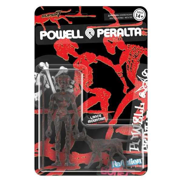 Super7 Powell-Peralta^Powell-Peralta Reaction Figure Wave 3 - Lance Mountain (Lava Rock)