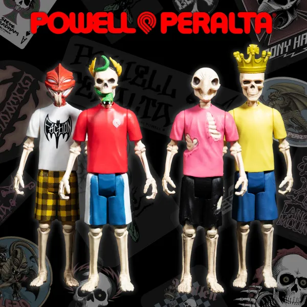 Super7 Powell-Peralta^Powell-Peralta Reaction Figures Wave 2 - Set Of 4