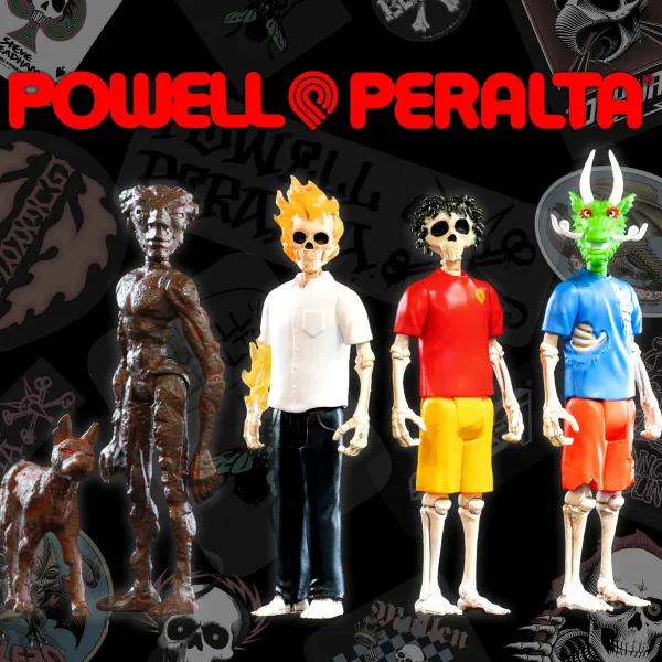 Super7 Powell-Peralta^Powell-Peralta Reaction Wave 3 - Set Of 4