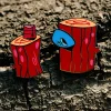 Super7 Ren & Stimpy^Ren & Stimpy Enamel Pin - Log! 2-Pin Set