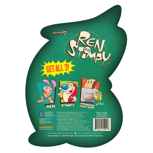 Super7 Ren & Stimpy^Ren & Stimpy Reaction Figure Wave 1- Stimpy