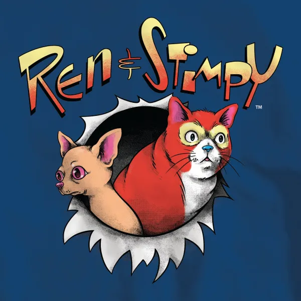 Super7 Ren & Stimpy^Ren & Stimpy T-Shirt - Realistic Ren & Stimpy