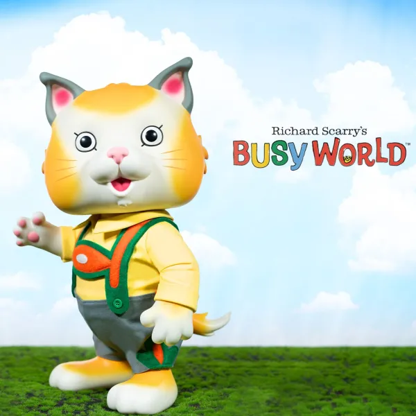 Super7 Richard Scarry^Richard Scarry Supersize Vinyl Figure - Huckle Cat